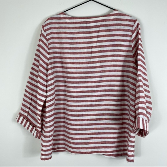 Rachel Zoe 100% Linen Boxy Shirt - Picture 2 of 5